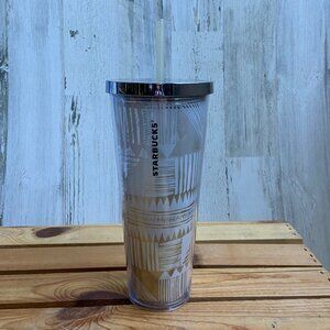 CLEARANCE! Starbucks 24oz. Double Wall Plastic Tumbler Coffee Cup Cold Drink Cup